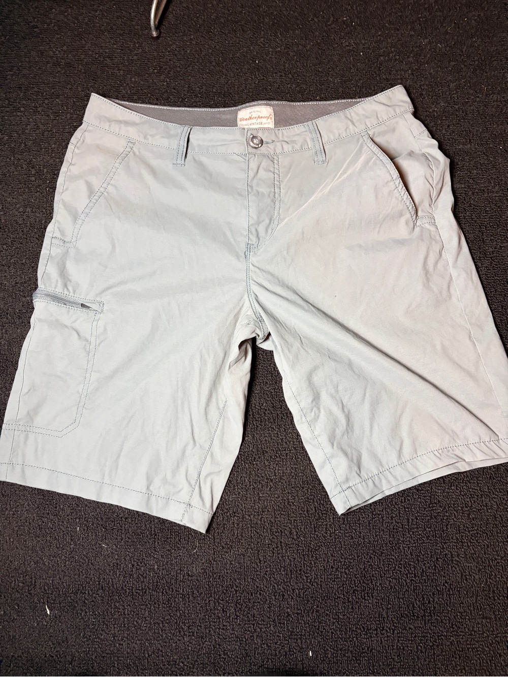 Weatherproof Light Gray Men's Cargo Shorts